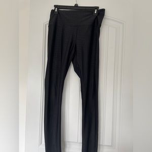 Black Alligator Print Fashion Leggings